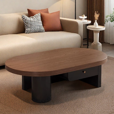 Contrasting color and simple design coffee table