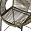 Faux patio, de 2, matériau en PE, conception ergonomique pour la détente, motif tissé élégant, cadre, facile à nettoyer et à utiliser dans des sièges confortables, différents espaces adaptés-490696623