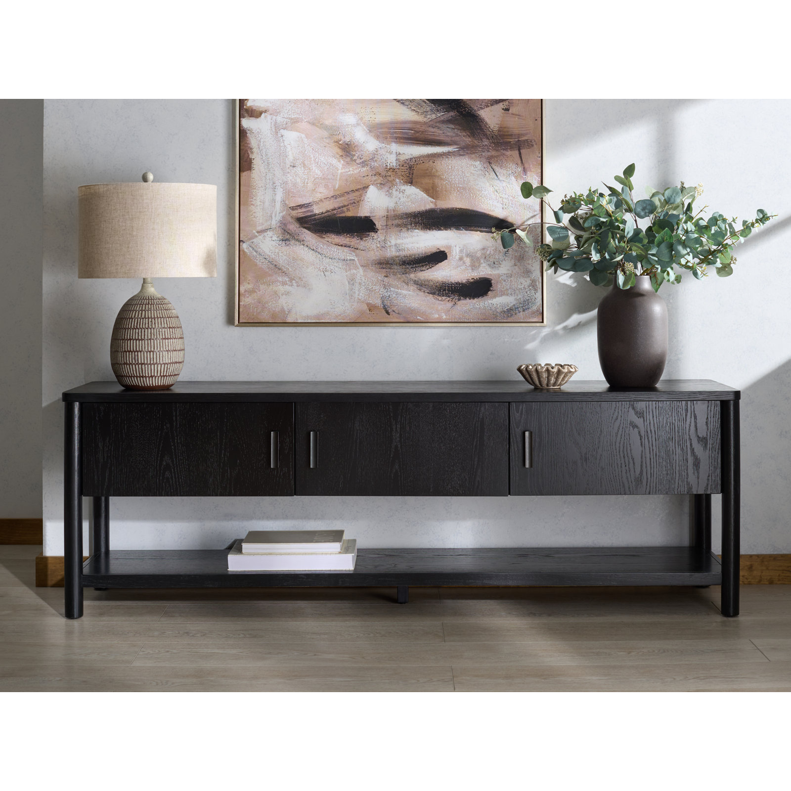 Kaplan 72" TV Stand, Black