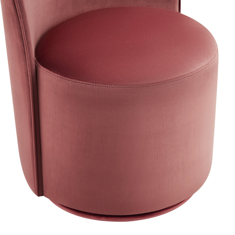 Chaise d'appoint pivotante Sharlene, Falkirk Reddish Brown