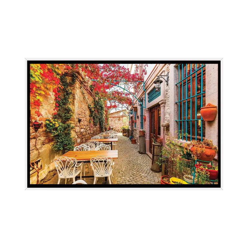 Ayvalik, Turkey II by Nejdet Duzen - Print on Canvas, 101.6 cm H x 66.04 cm W, White Framed