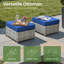 Ensemble de meubles de patio avec coussins 10 pièces Ignatz-789143244