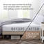 Jupe de lit plissée à motif de plis en microfibre brossée double 15 pouces Southshore Fine Linens, lavable à la machine, très grand, taupe-912812014-912812029