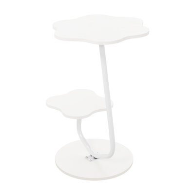 2-Tier Flower-Shaped Coffee Table, Side Table