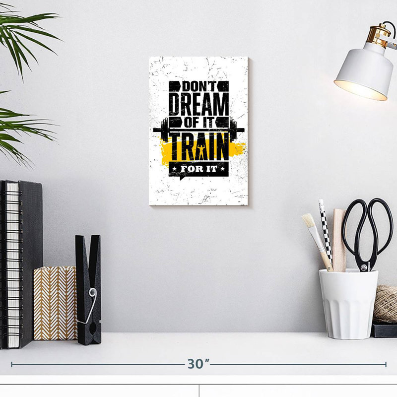 Kema Gym Motivational, 12" H x 8" W