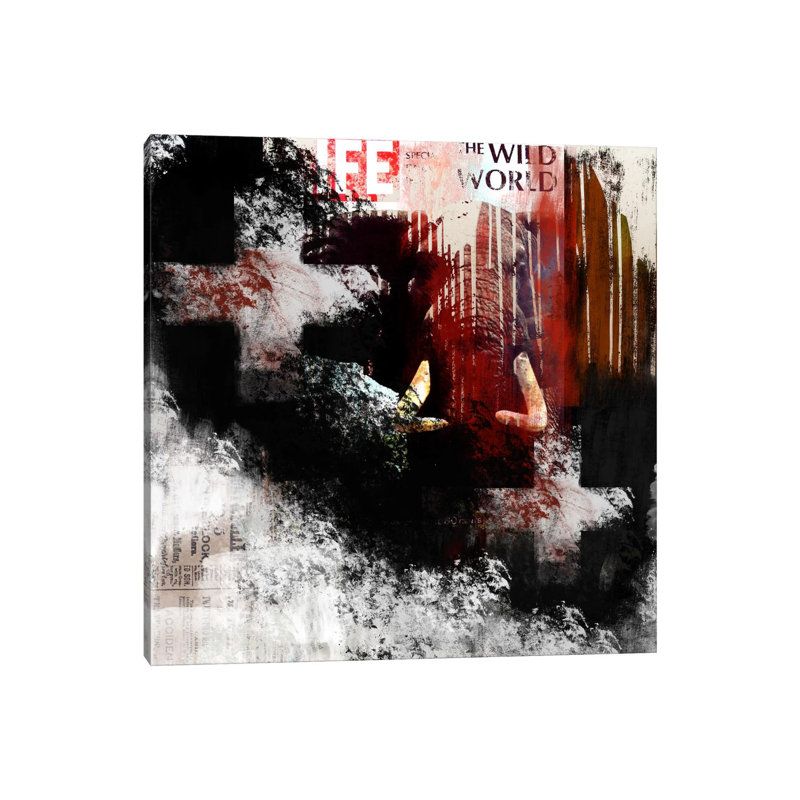 Modern Art- The Wild World by 5by5collective - Wrapped Canvas Painting, 93.98 cm H x 93.98 cm W x 3.175 cm D