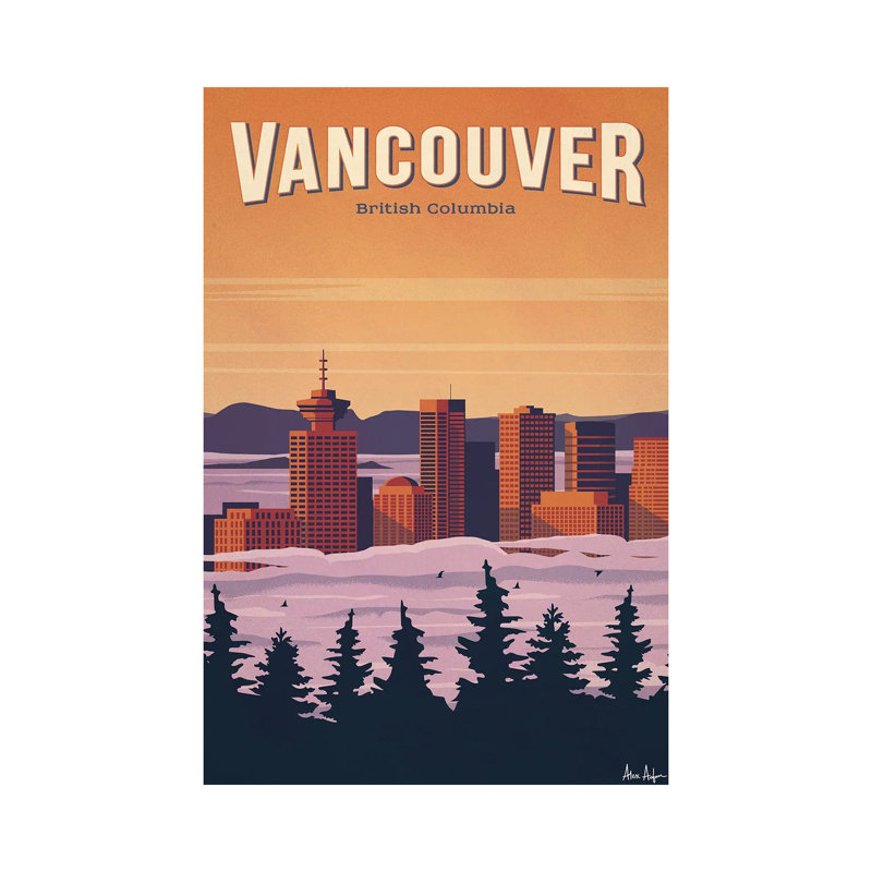 Vancouver - Wrapped Canvas Print, 152.5 cm H x 101.5 cm W
