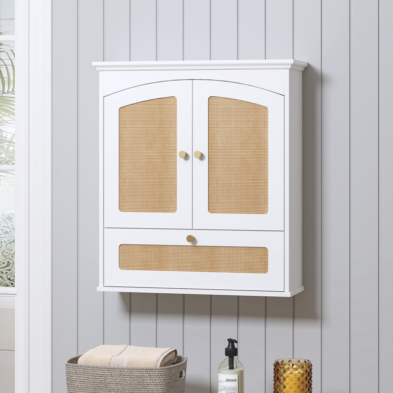 24.9"W X 7.5"D X 24.4"H Bathroom Cabinet Wall Mount
