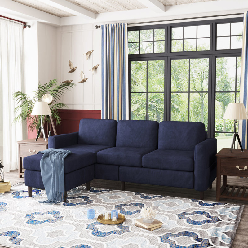 Canapé modulaire réversible avec repose-pieds Karwan