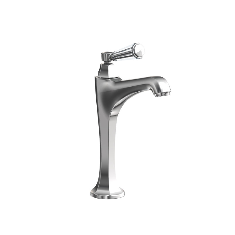 Metropole Single Hole Vessel Faucet, Polished Chrome