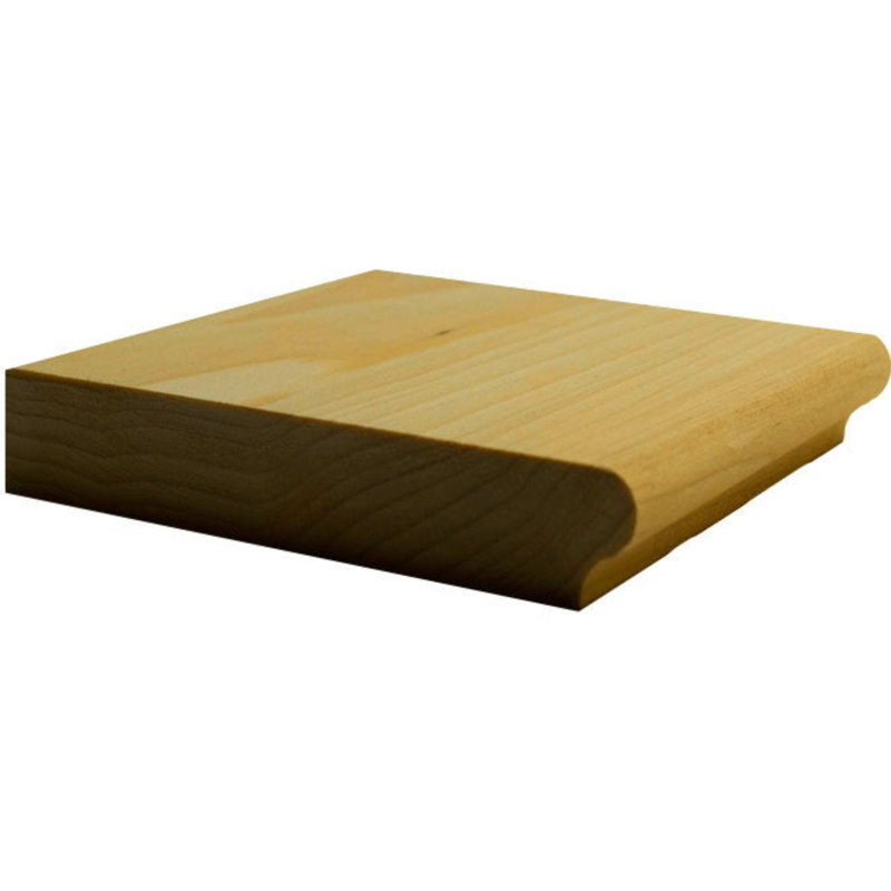 Tabouret Colonial 5-1 / 4 "x 3/4". Sans finition, Peuplier, L 5,25 po x H 0,75 po x P 94 po