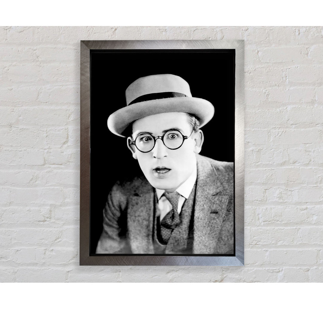 Harold Lloyd Portrait - Einzelner Bilderrahmen Kunstdrucke