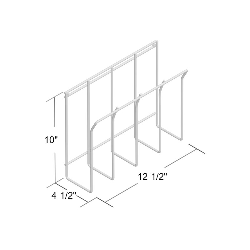 Jamorris Metal Magazine Rack