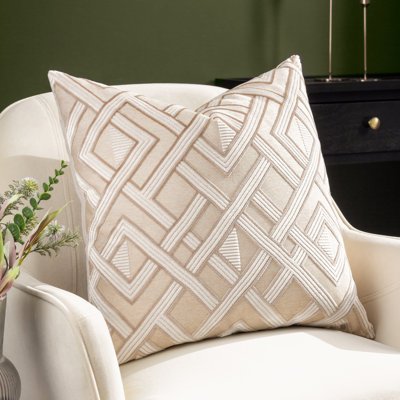 Hallissey Geometric Square Cushion