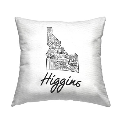 Coussin extérieur personnalisé Idaho State par le samedi soir