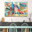 «Road To Austin City», reproduction d'art sur toile-92829355