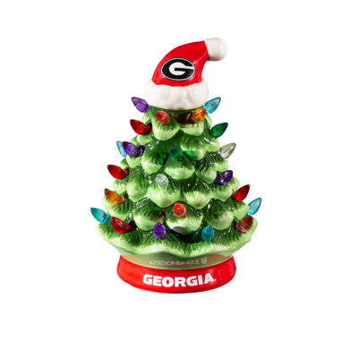 Maclachlan 8" NCAA Ceramic Tabletop Christmas Tree