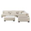 Canapé modulaire 6 pièces avec repose-pieds Sumekh-1515517161