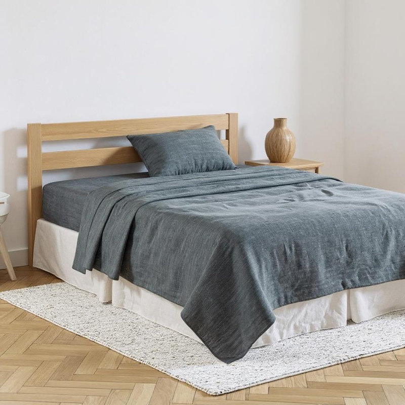 Drap simple gris ardoise