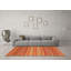 Tapis orange tissé à la machine Shearon Southwestern-1549400864