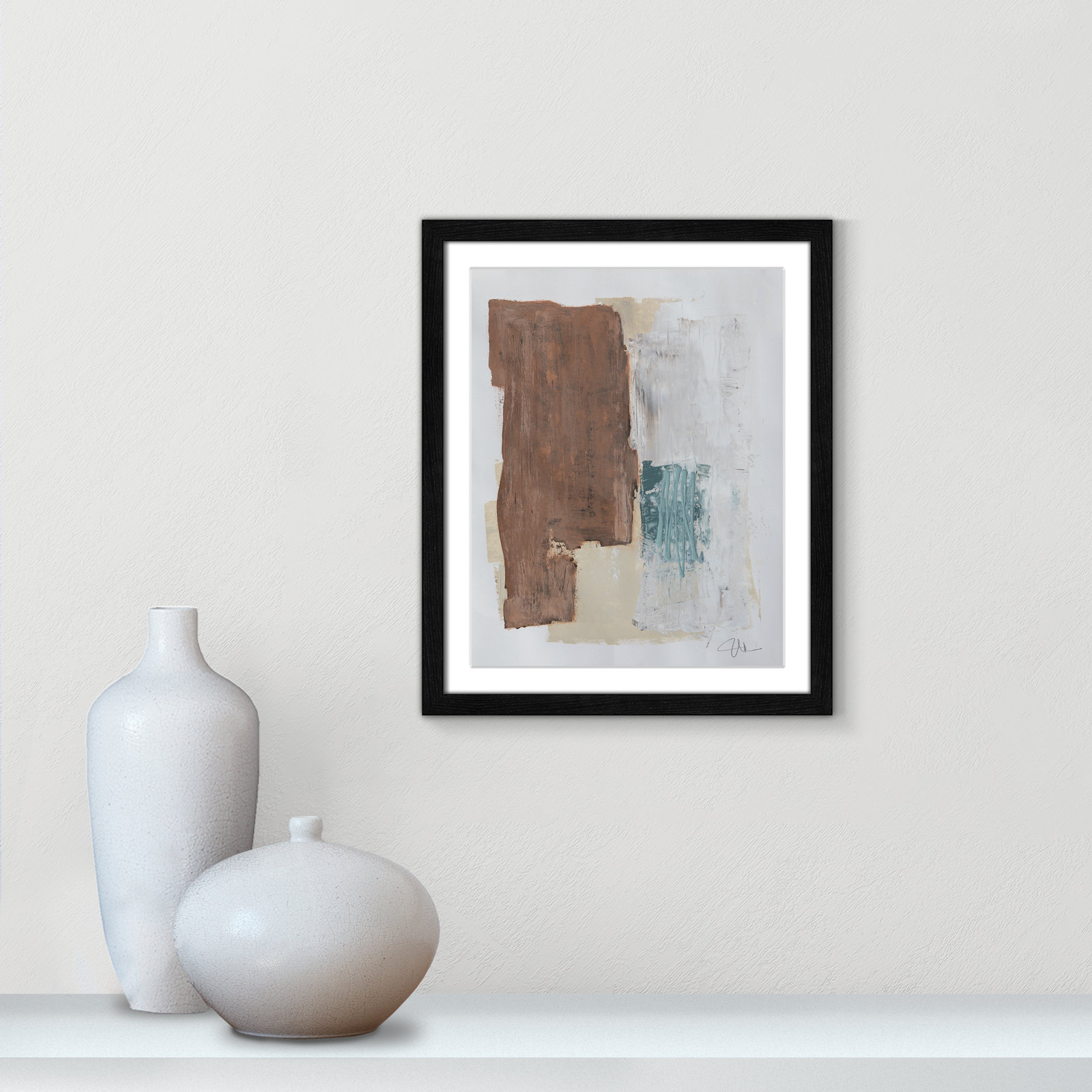 Together We Work I by Filippo Ioco - Framed Print, Black Framed, 19" H x 16" W x 0.75" D