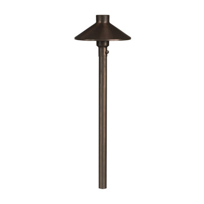 Nevia Brown Low Voltage Integrated LED Metal Pathway Light