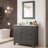 Burnet 36'' Single Bathroom Vanity with Ceramic Top, Mirror and Polished Chrome Faucet-1684953371-1684953368