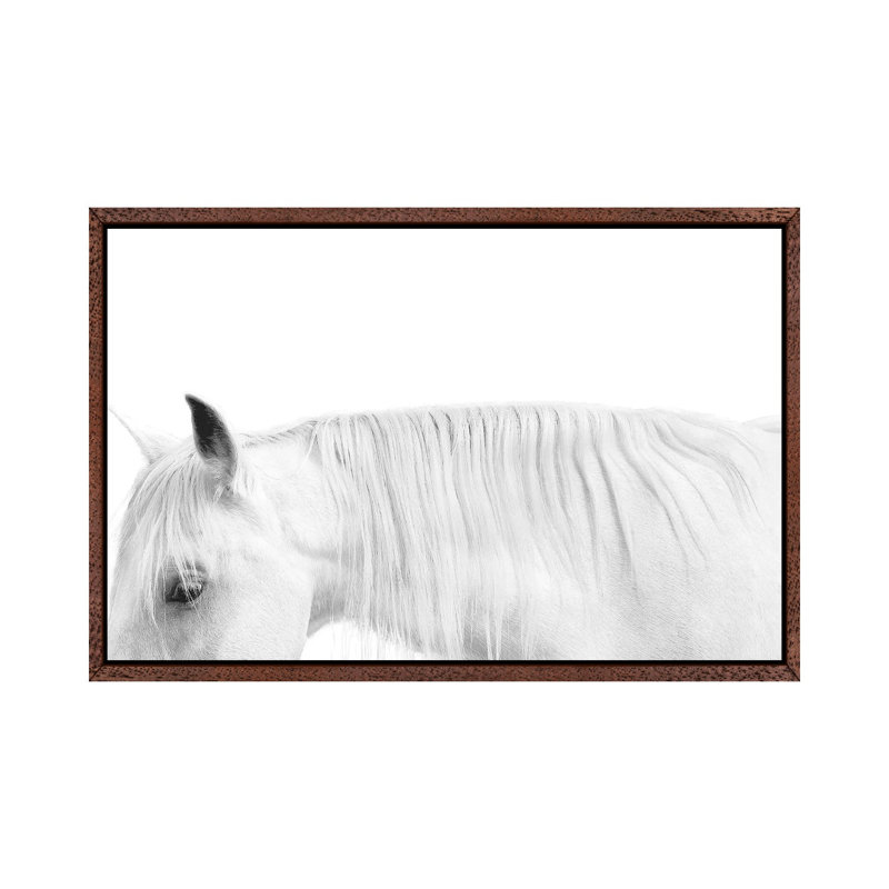 White On White by Samantha Carter - Gallery-Wrapped Canvas Giclée on Canvas, 66.04 cm H x 45.72 cm W, Classic Wood Framed