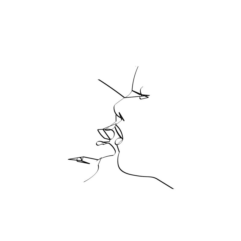 Reverse Kiss by Kiki C Landon - Wrapped Canvas Print, 66.04 cm H x 45.72 cm W