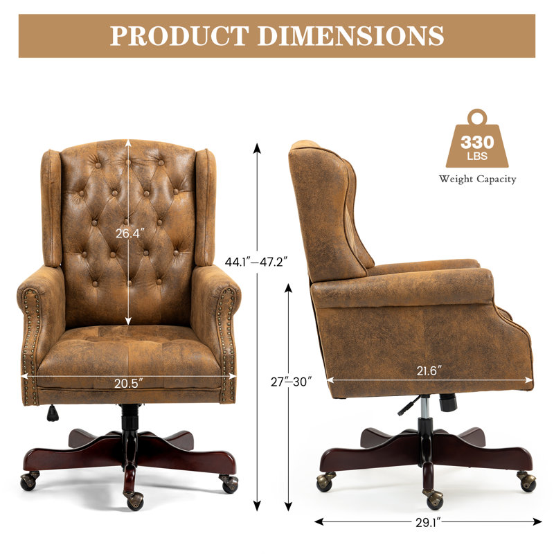 Fauteuil de direction Sharann, Bronze
