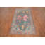 Tapis bleu teint à la main Oushak