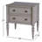Ginny 25 in. W Rectangular Wood 2 Drawer Accent Chest, Gray-1521062694