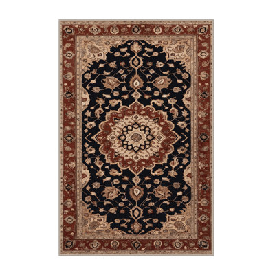 Machine Washable Persian Beige Area Rug
