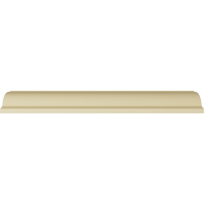 Diane Traditional White Polyurethane Crown Moulding 94.5"
