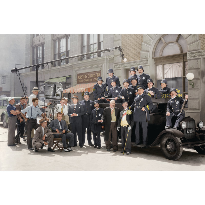 Keystone Cops Cast Portrait " Keystone Cops Cast Portrait " by Mack Sennett, 20" H x 24" W