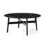 Abrey Round Coffee Table with Wooden Base-1407347309