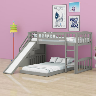 Stairway Bunk Bed With Slide