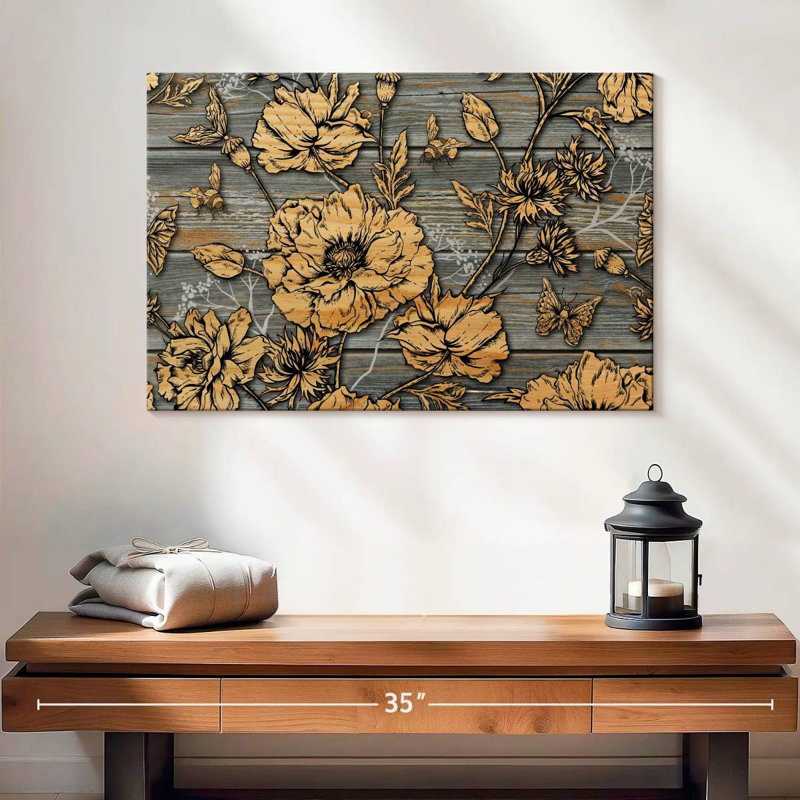 Harnek Rustic Floral, 16" H x 24" W