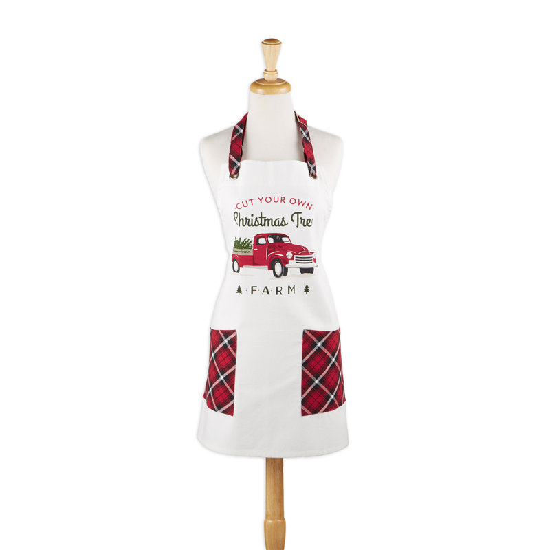 Christmas No Pattern Bib Apron