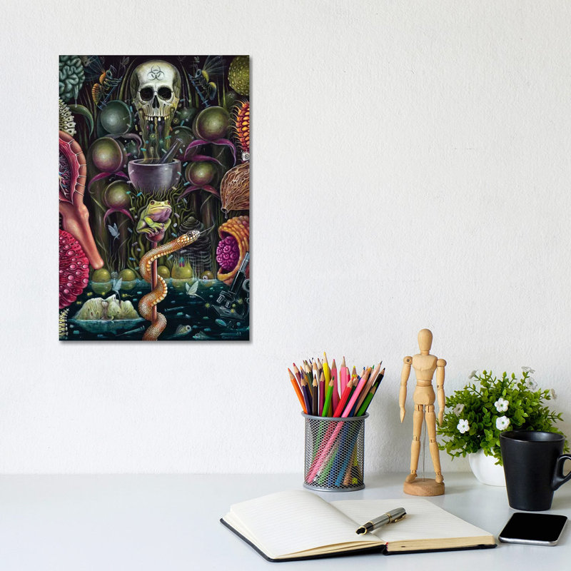 Pharma Garden by R.S. Connett - Wrapped Canvas Print