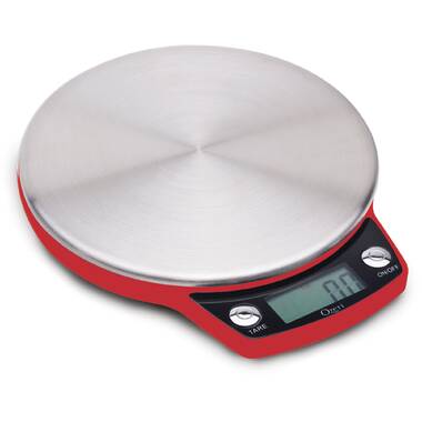 Ozeri Touch III 22 lbs. (10 kg) Digital Kitchen Scale with Calorie Counter  in Tempered Glass ZK19-GN - The Home Depot