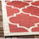 Arneshia Geometric Red/Beige Indoor/Outdoor Area Rug