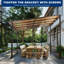 Pergola murale robuste - Conception peu encombrante-114134377
