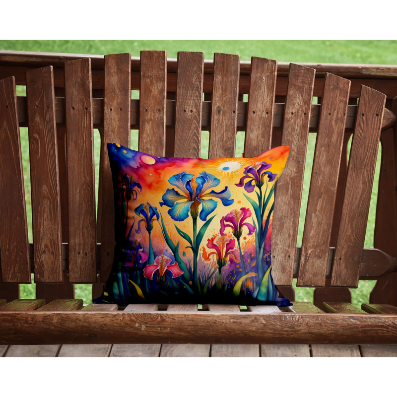 Coussin décoratif intérieur / extérieur en polyester Autre / Sans motif, 14 po x 14 po