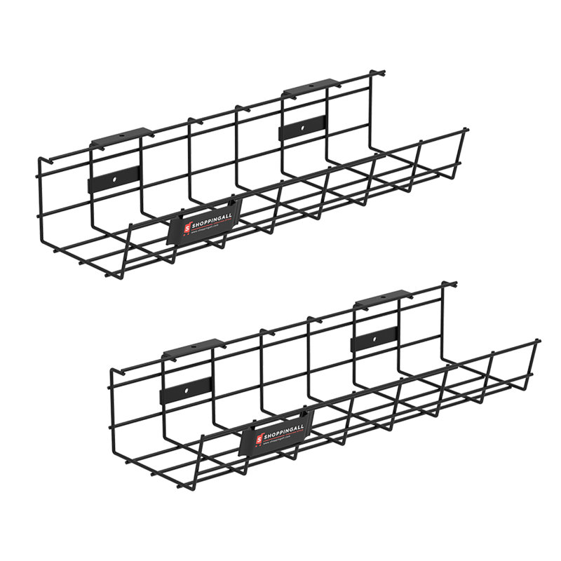 Plateau de gestion de câbles de bureau
