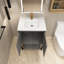 Shamill 23.6'' Single Bathroom Vanity with Resin Top