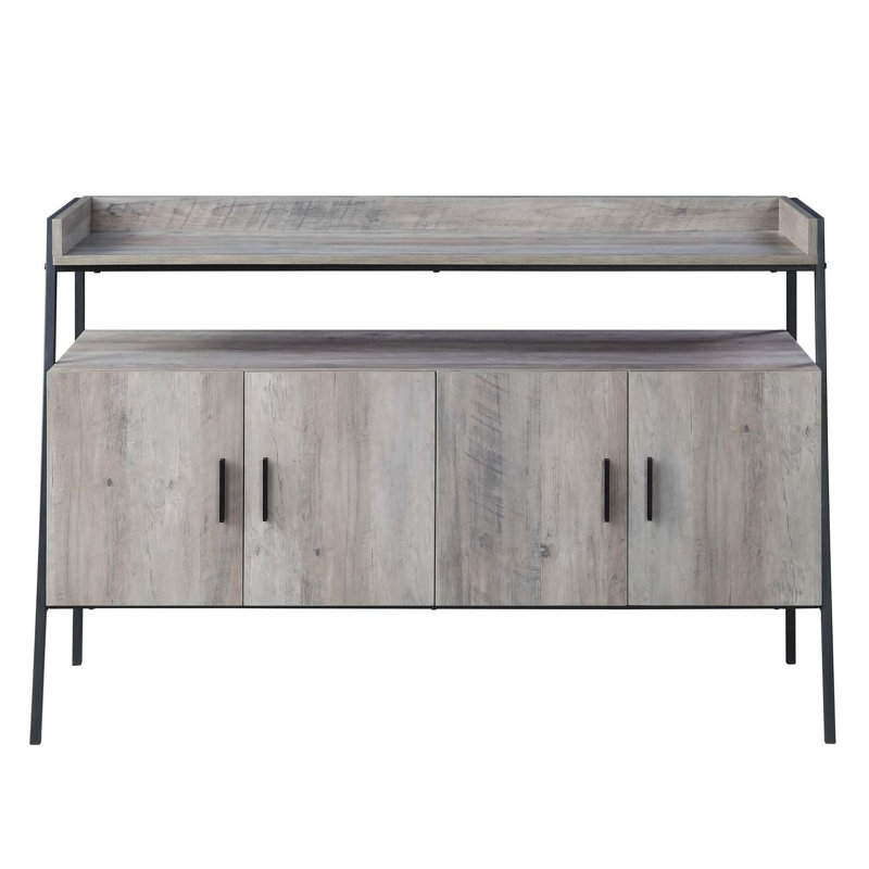 52-Inch TV Stand With 1 Open Compartment, Gray Duplicate