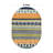 Duxbury Geometric Bohemian Indoor/Outdoor Area Rug Orange/Navy/Green-110742422