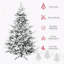 Arbre de Noël artificiel enneigé 8 pi