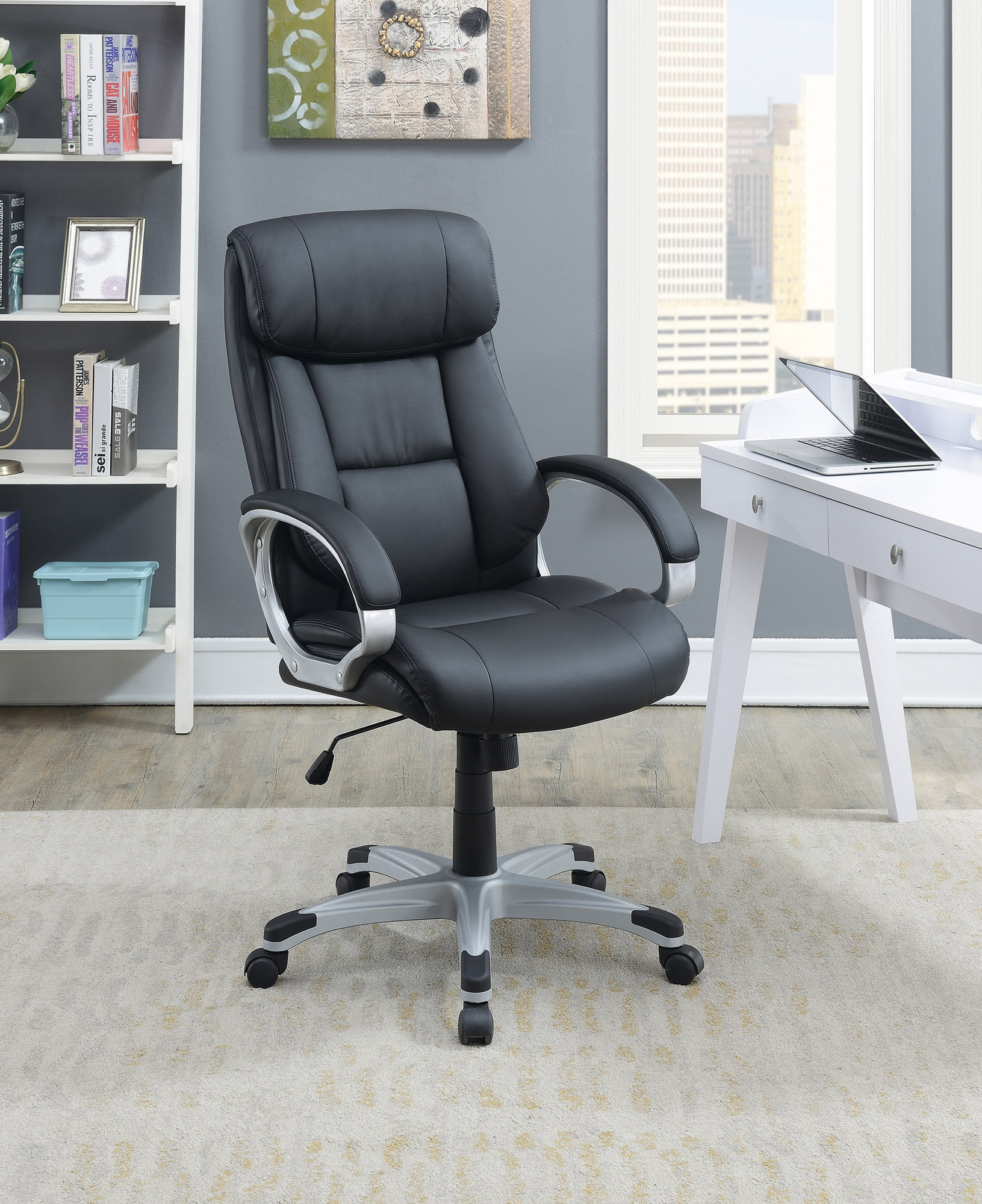 Hokku Designs Radule Adjustable Height Office Chair with Padded ...